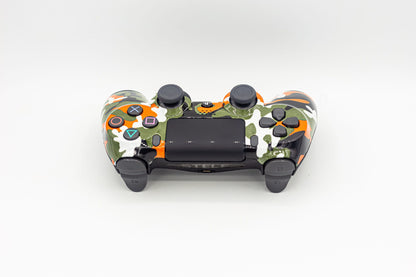 Controle Ps4 Orange Camoo Casual controle sem paddles Stelf