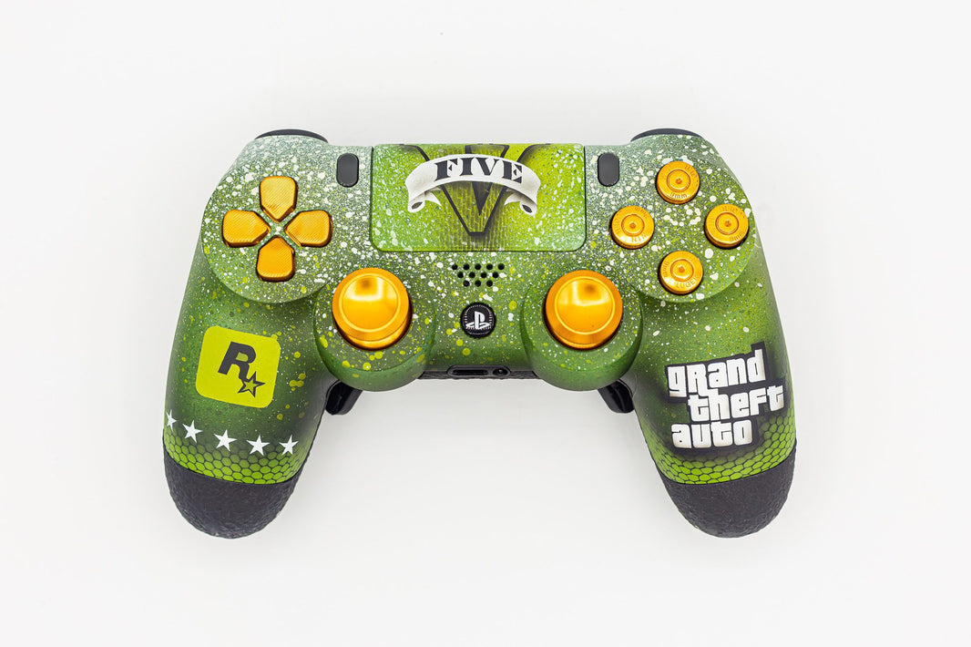 Controle Ps4 com Grip Limited Gold  V Stelf