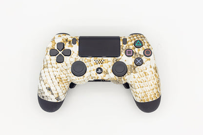 Controle Ps4  White Snake Camoo Casual controle sem paddles Stelf