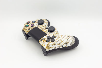 Controle Ps4  White Snake Camoo Casual controle sem paddles Stelf