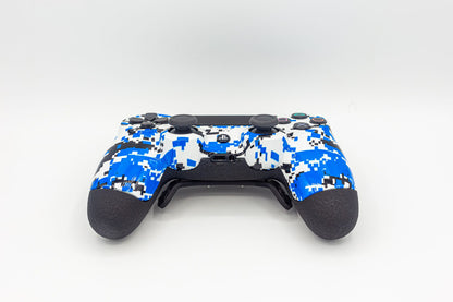 Controle Ps4 com Grip Modern Blue Camoo Stelf