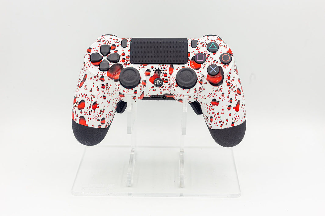 Controle Ps4 Red Bubbles Casual controle sem paddles Stelf