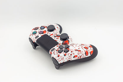 Controle Ps4 Red Bubbles Casual controle sem paddles Stelf
