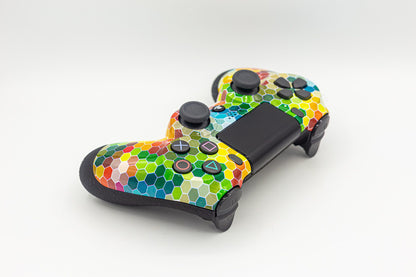 Controle Ps4 Rainbow Hive Casual controle sem paddles Stelf