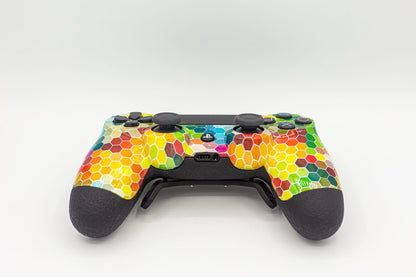 Controle Ps4 com Grip Rainbow Hive Stelf
