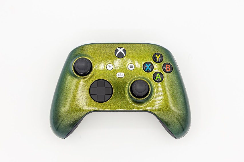 Controle Xbox Series com Grip Green Gold Stelf
