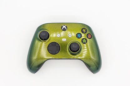 Controle Xbox Series com Grip Green Gold Elite Stelf