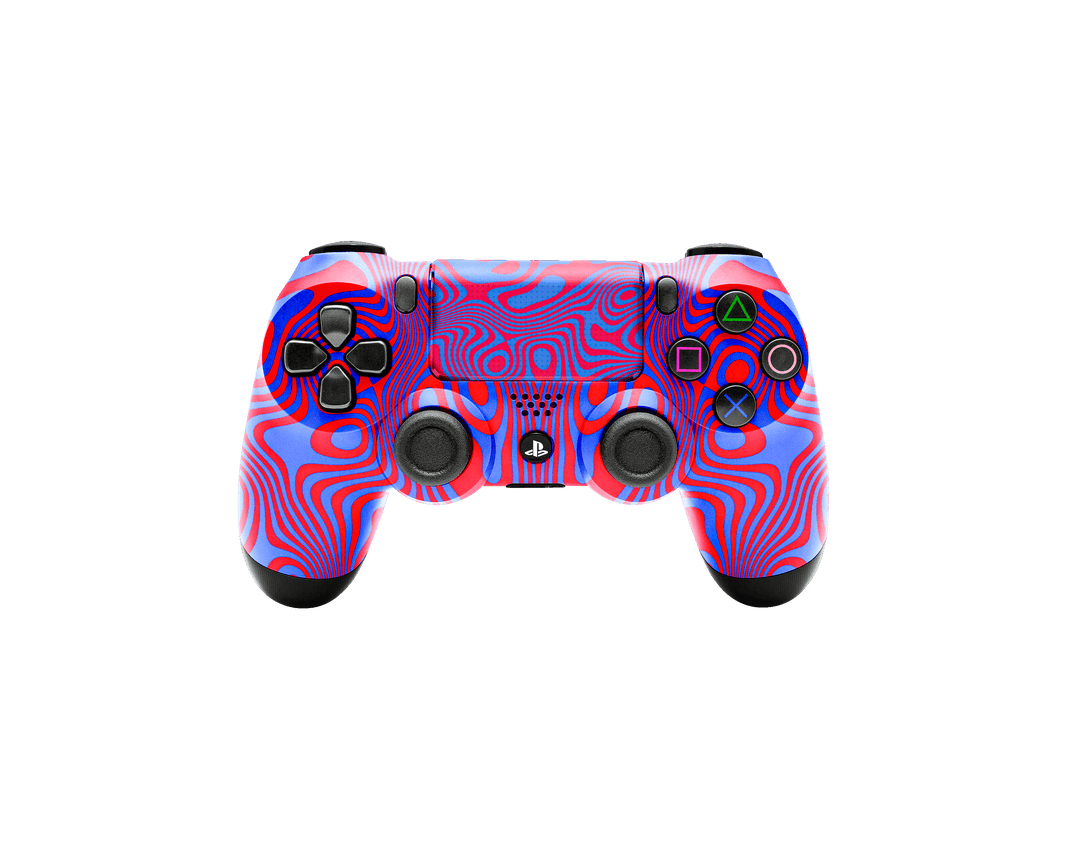 Controle Ps4 Damascus Blue Casual controle sem paddles Stelf