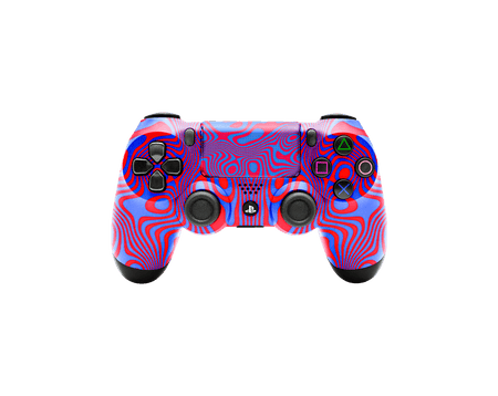 Controle Ps4 Damascus Blue Casual controle sem paddles Stelf