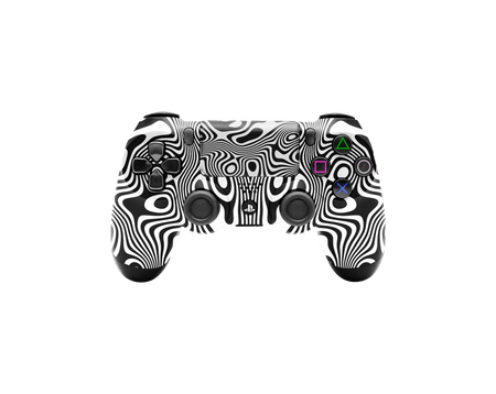 Controle Ps4 Damascus Black Casual controle sem paddles Stelf