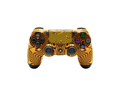 Controle Ps4 Damasco Gold com grip