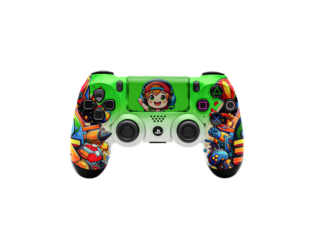 Controle Ps4 com Grip Kids Stelf