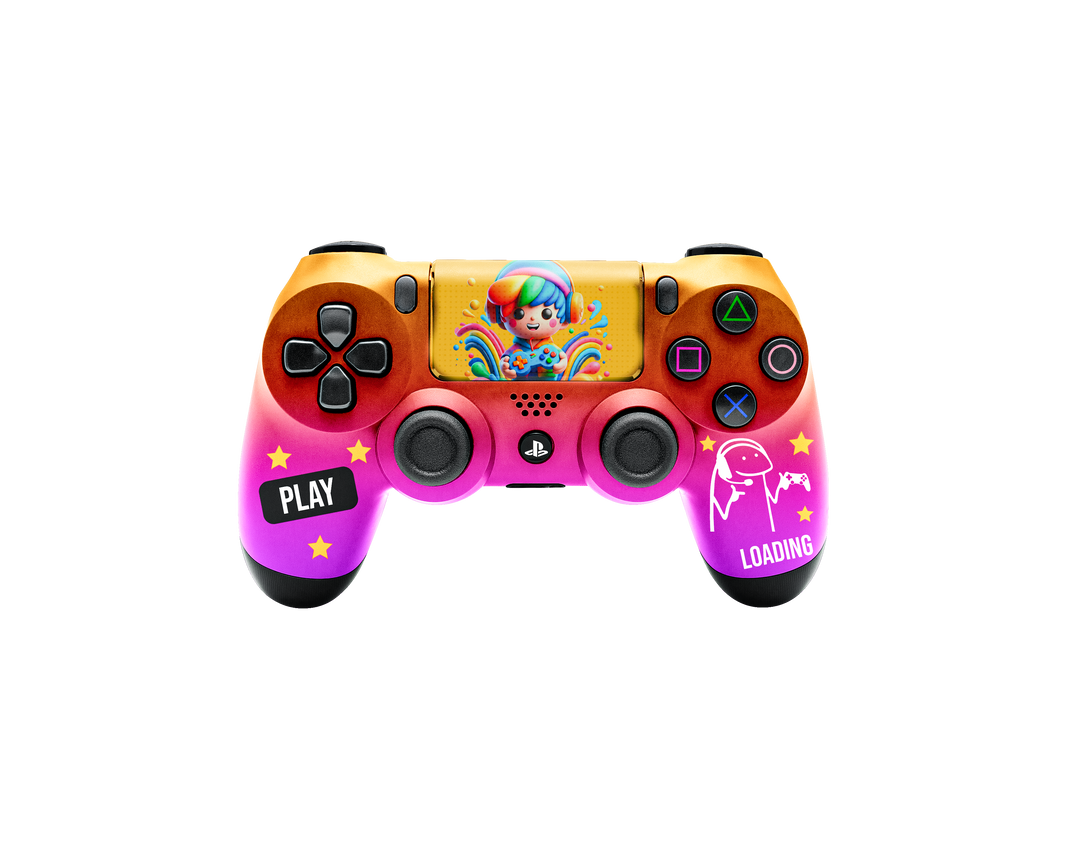 Controle Ps4 com Grip Color Kids Stelf