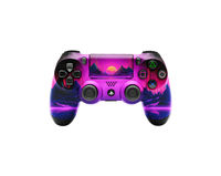 Controle Ps4 com Grip Retrowave Stelf