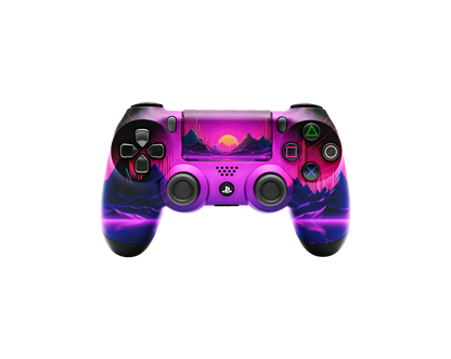 Controle Ps4 com Grip Retrowave Stelf