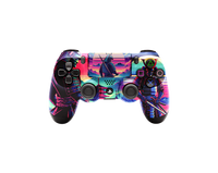 Controle Ps4 Samurai Retrowave com grip