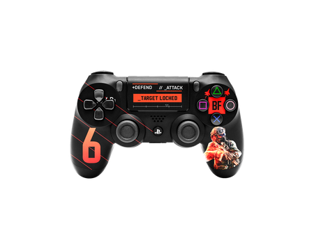 Controle Stelf Ps4 com Grip BF6 Orange Stelf (2 paddles)