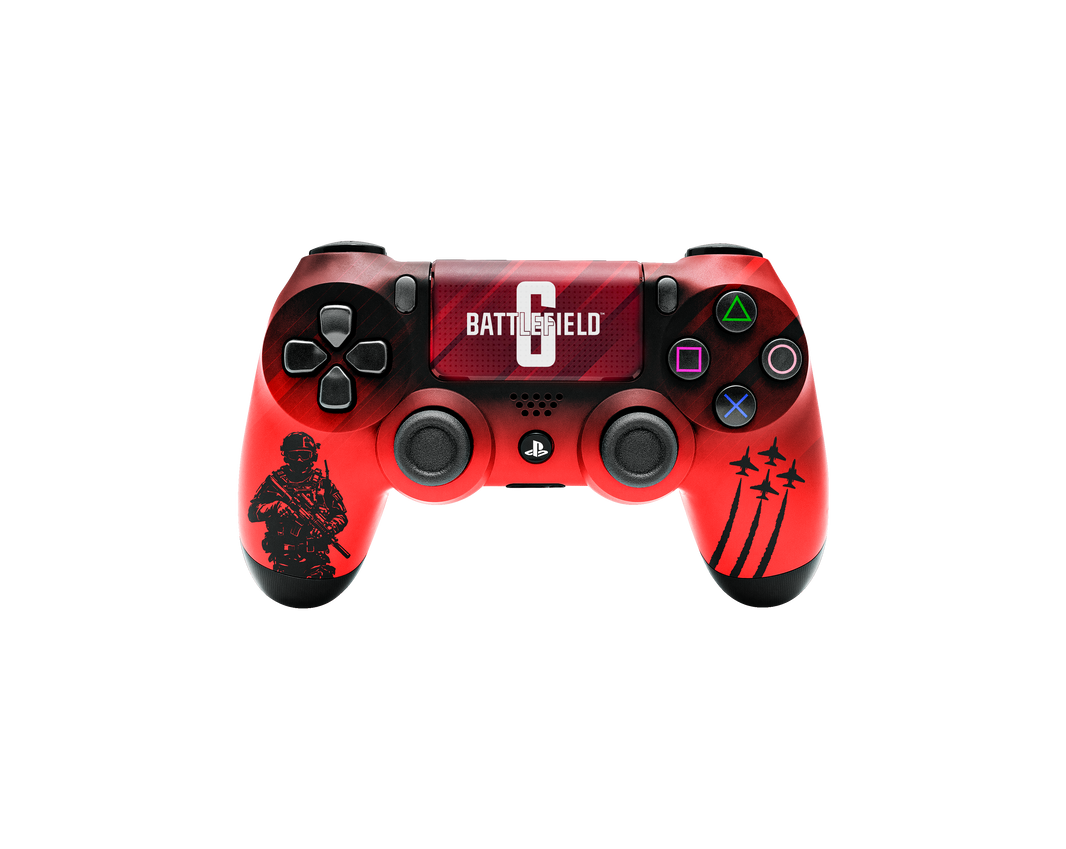 Controle Stelf Ps4 BF6 RED Casual controle sem paddles Stelf