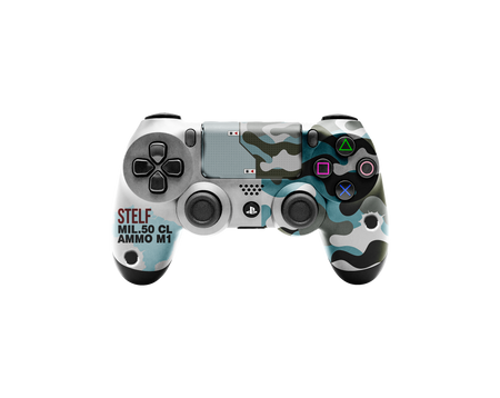 Controle Stelf Ps4 com Grip Camoo Stelf (2 paddles)