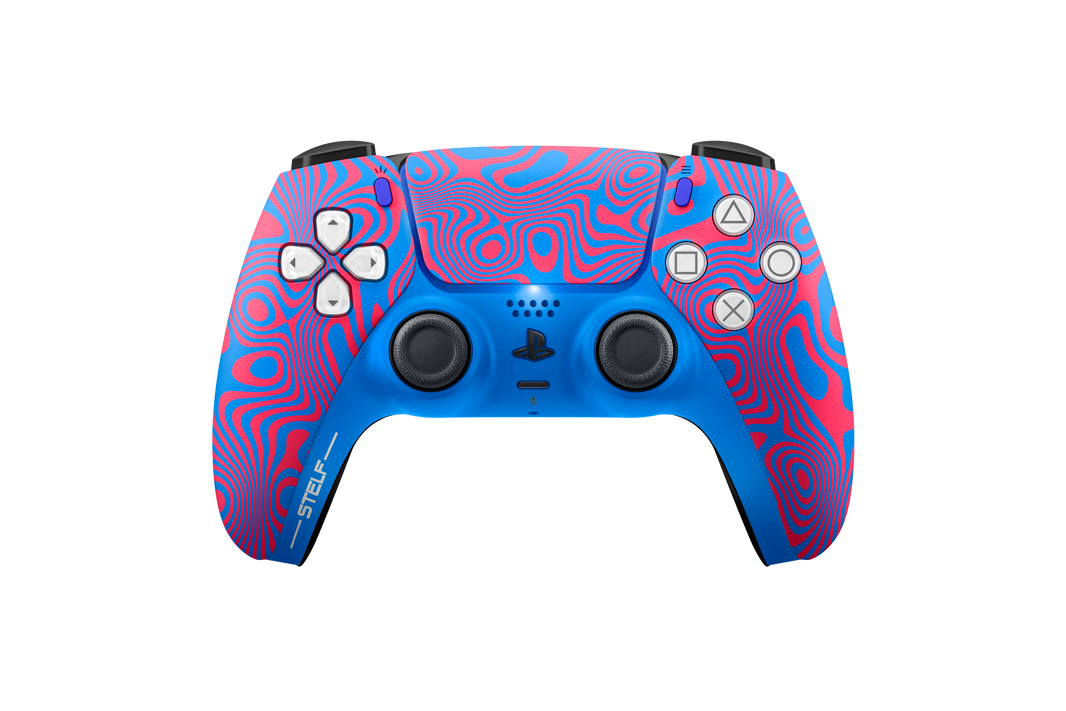 Controle Ps5 com Grip Damascus Blue Stelf