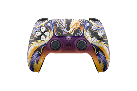 Controle Ps5 com Grip Golden Dragon Elite Stelf