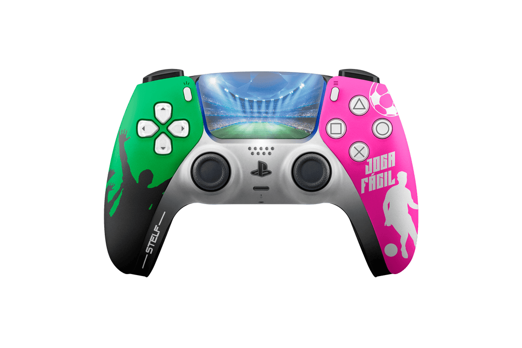 Controle Ps5 com Grip Soccer Elite Stelf