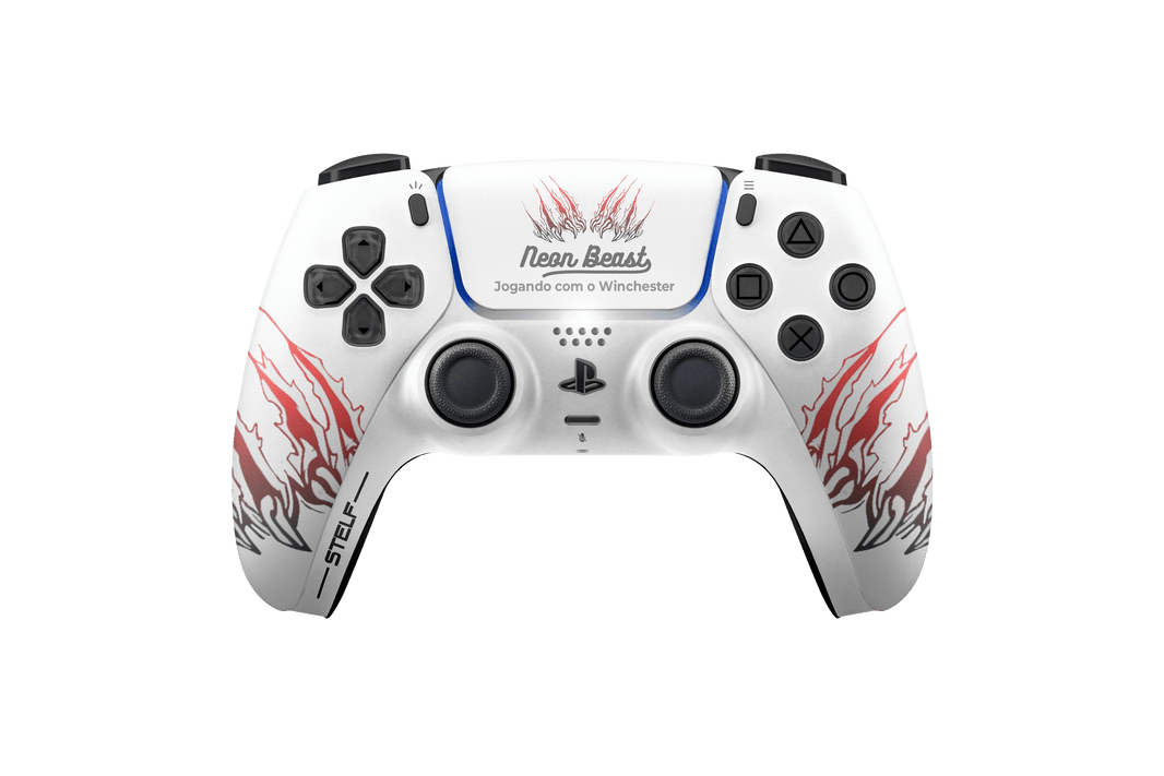 Controle Ps5 com Grip Neon Stelf