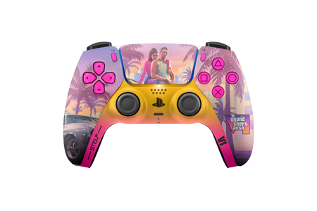 Controle Ps5 VI PINK Casual controle sem paddles Stelf