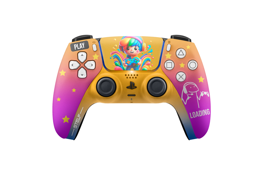 Controle Ps5 com Grip Color Kids Elite Stelf
