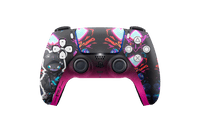 Controle Ps5 Cyber Panda com Grip Stelf Elite Stelf