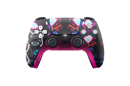 Controle Ps5 Cyber Panda com Grip Stelf Elite Stelf