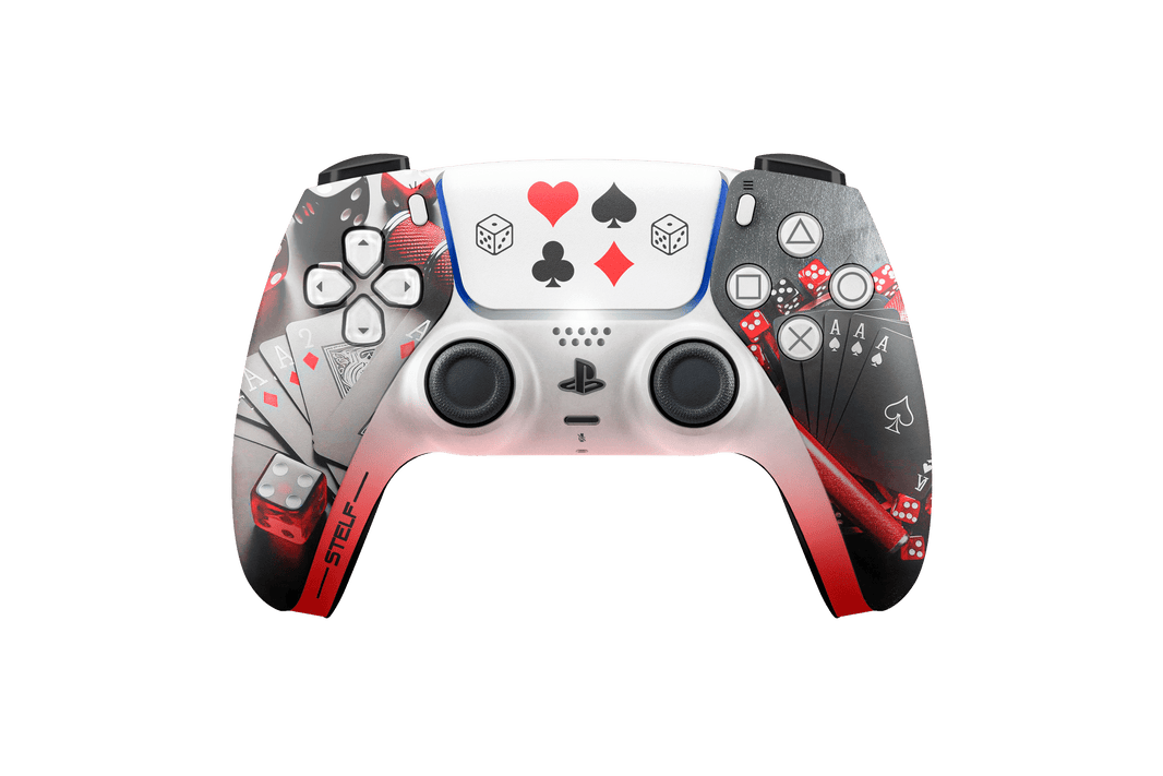 Controle Ps5 Poker com Grip Stelf