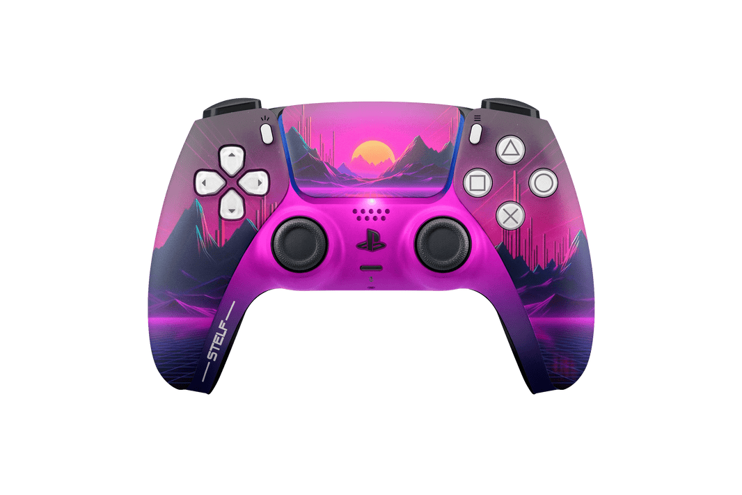 Controle Ps5 com Grip Retrowave Stelf