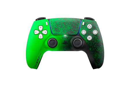 Controle Ps5 Green black com Grip Stelf