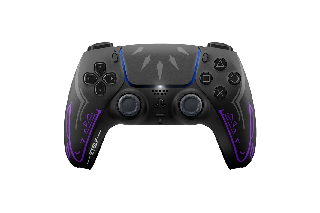 Controle Ps5 Com Grip Dark Panther Elite Stelf