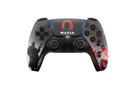 Controle Ps5 com Grip Máfia black Stelf (4 paddles)