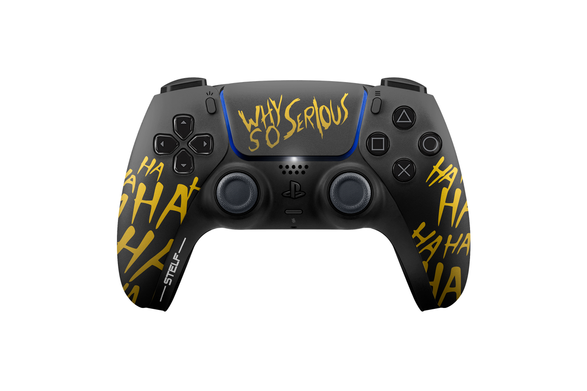 Click Street Controle Ps5 - Limited Ha Ha Ha Gold (2 Paddles + Click) – Stelf Controles