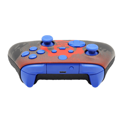 Controle Xbox Series com Grip Gears of War Botões Azuis Stelf