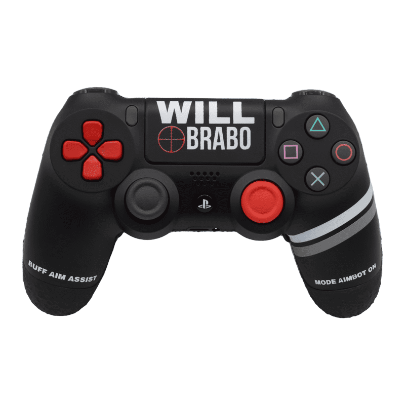 Controle Ps4 com Grip Version WILL BRABO Stelf