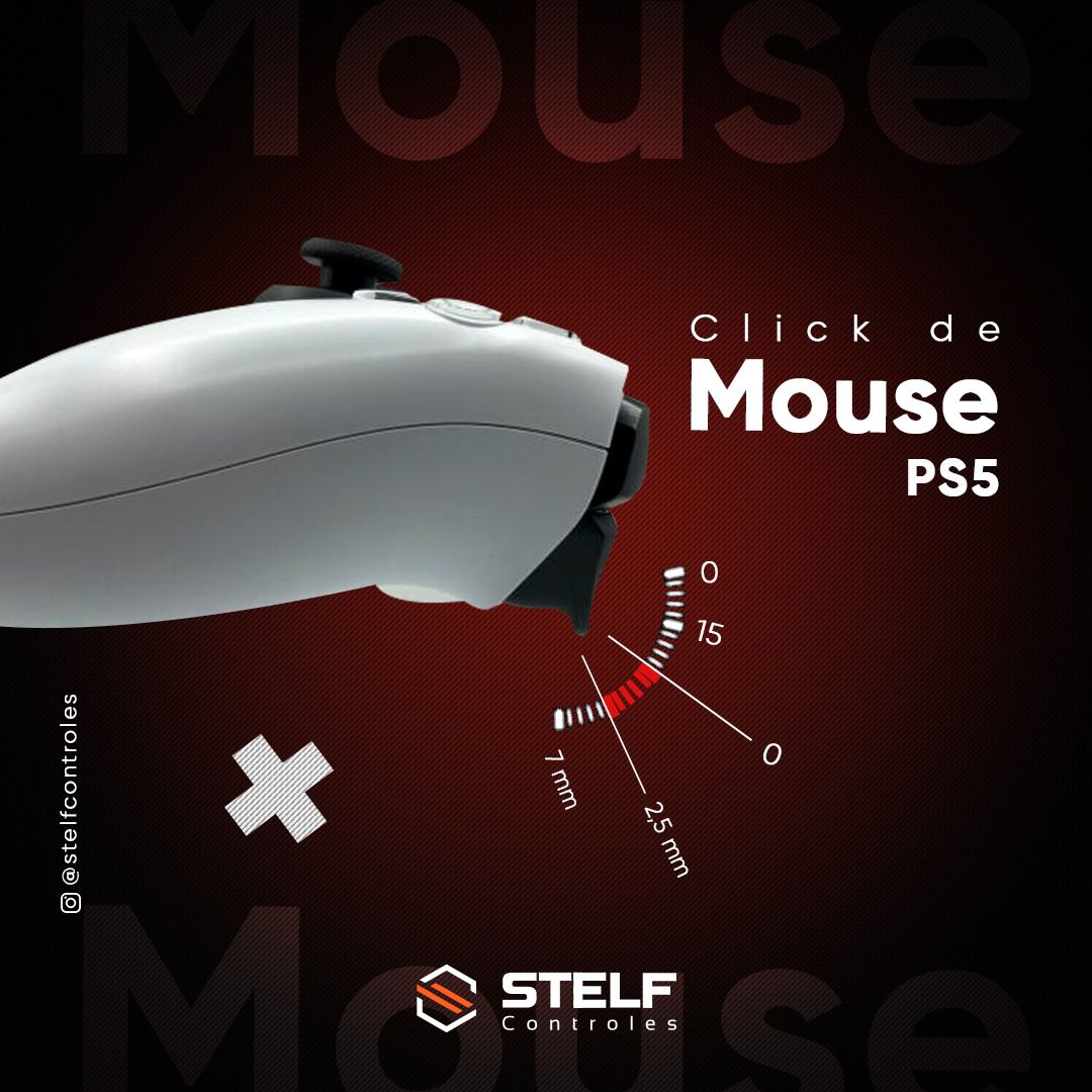 Click de Mouse - Ps5 R1 e L1 – Stelf Controles