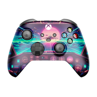 Controle Xbox Series com Grip Plane Retrowave Elite Stelf