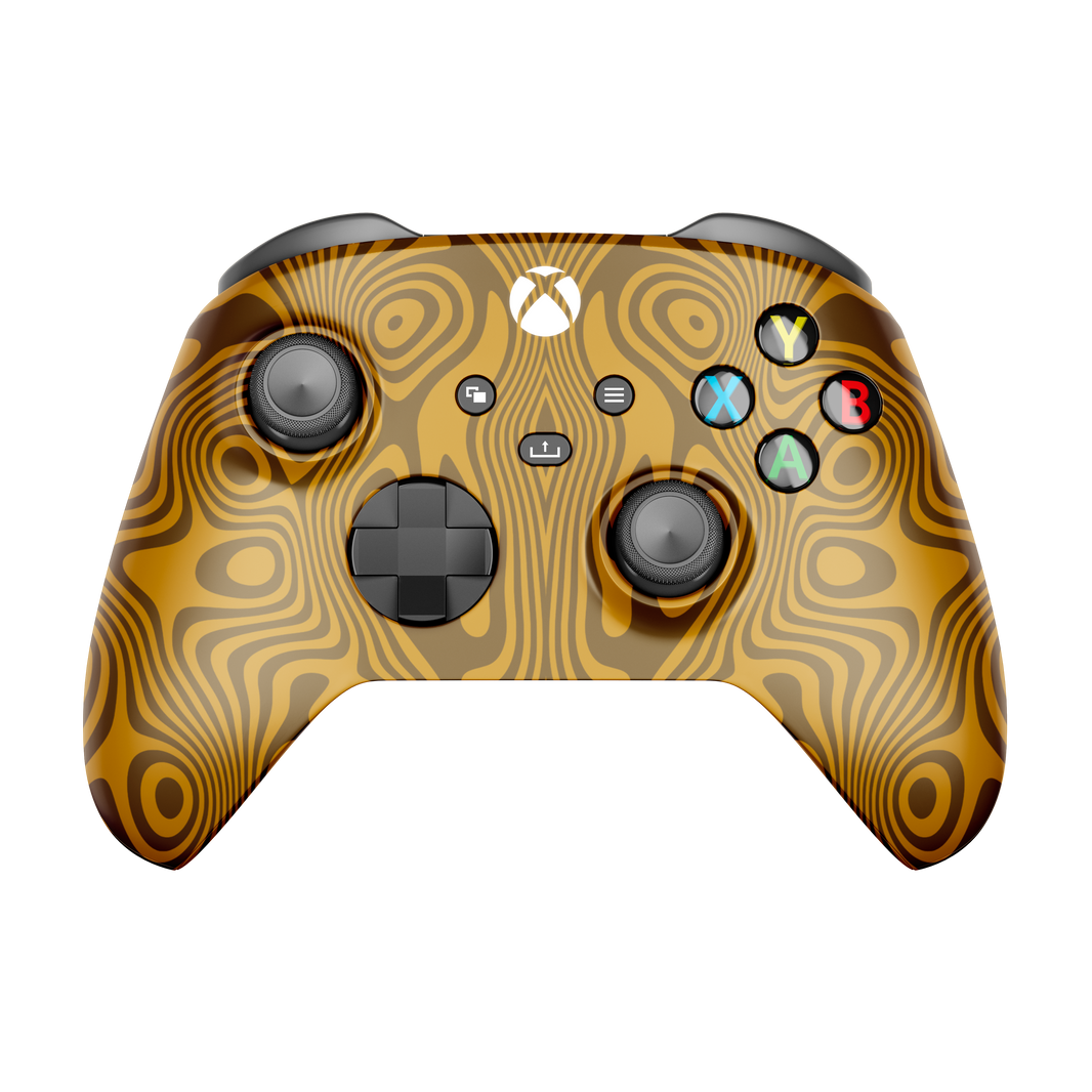 Controle Xbox Series com Grip Damasco Gold Stelf