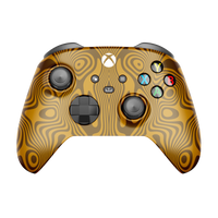Controle Xbox Series com Grip Damasco Gold Stelf