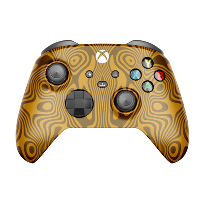 Controle Xbox Series com Grip Damasco Gold Stelf