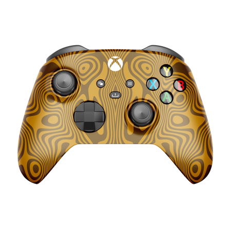Controle Xbox Series com Grip Damasco Gold Stelf