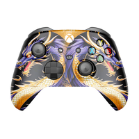 Controle Xbox Series com Grip Golden Dragon Stelf