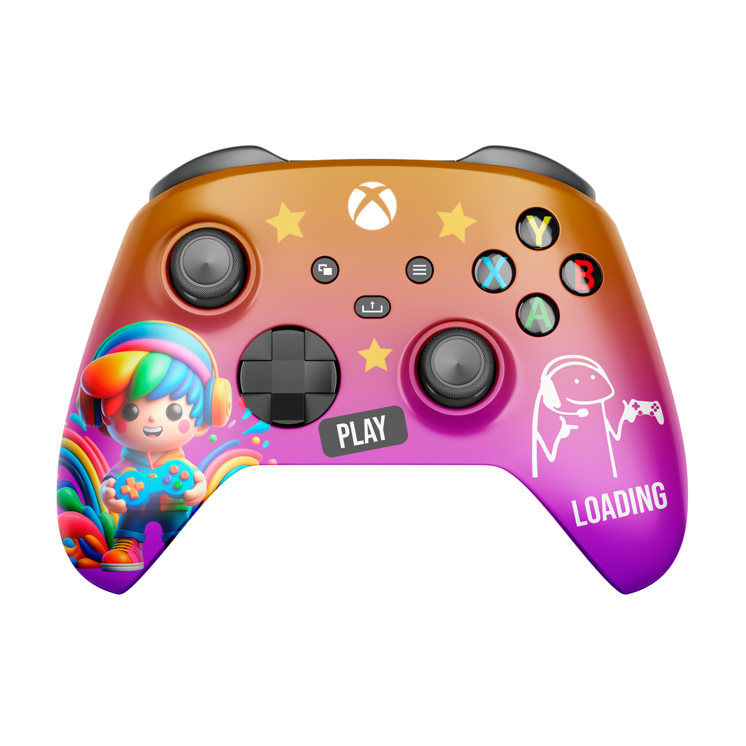 Controle Xbox Series com Grip Color Kids Stelf