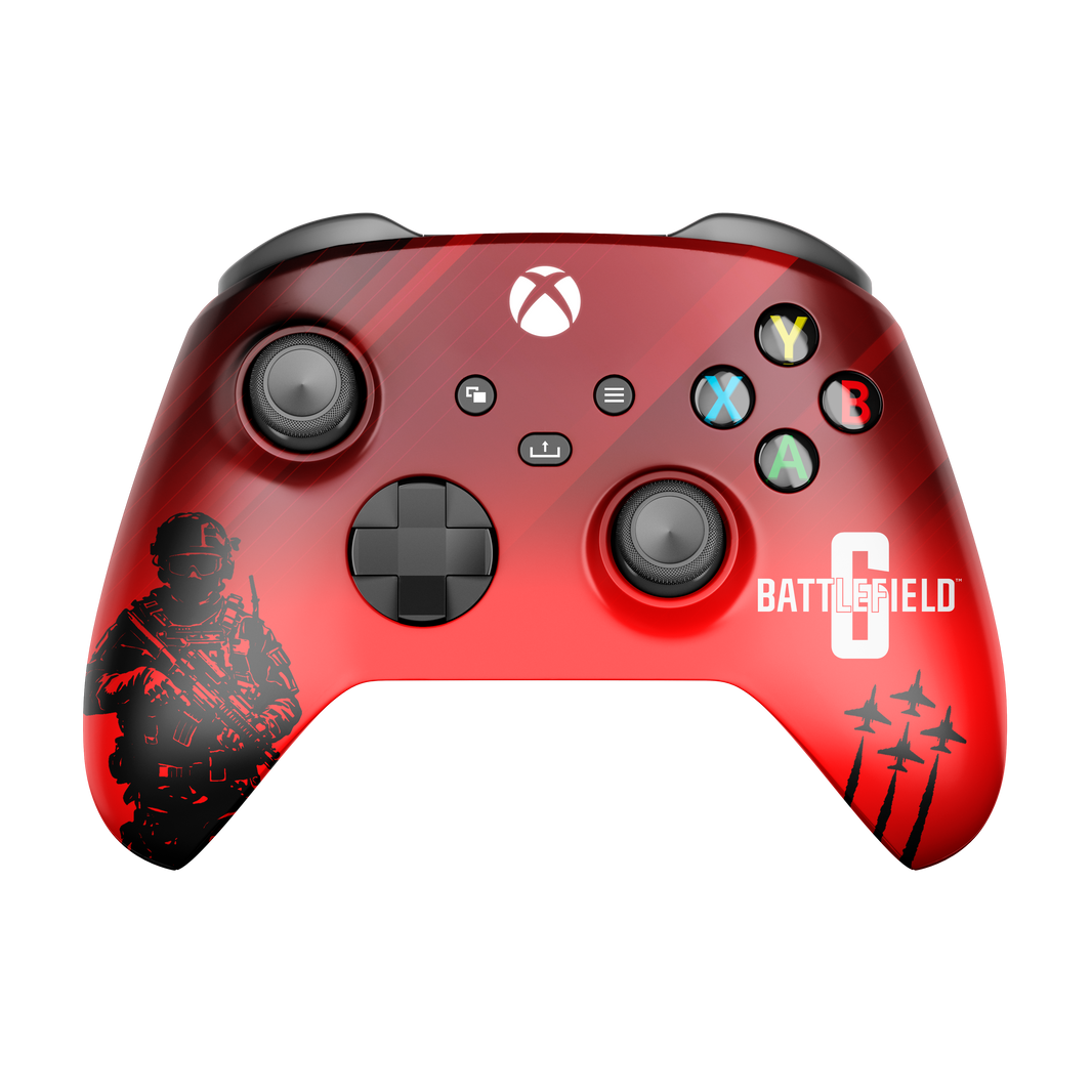 Controle Stelf Xbox Series BF6 RED Casual controle sem paddles