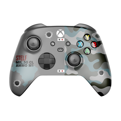 Controle Xbox Series Camoo com Grip Stelf