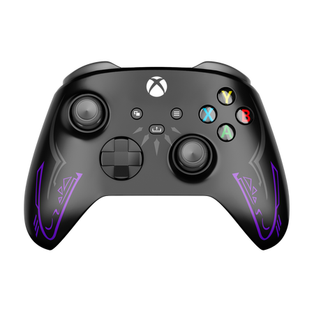 Controle Xbox Series Dark Panther com Grip Stelf (2 paddles)